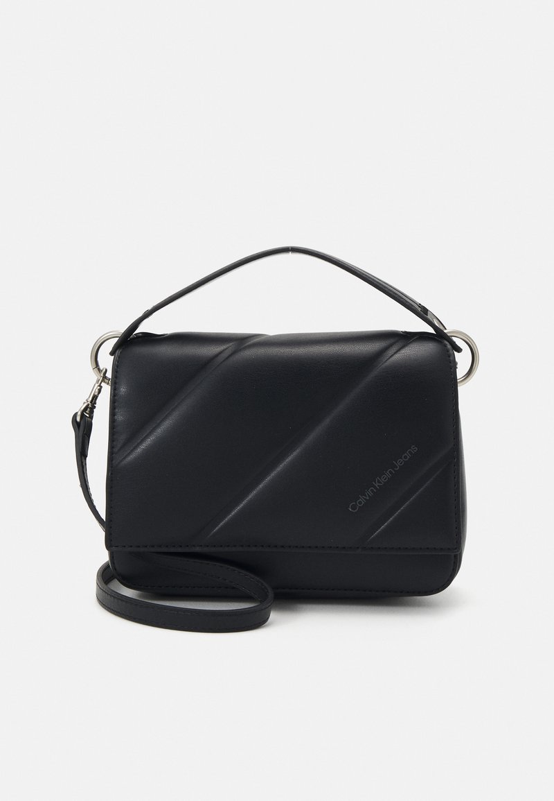 Calvin Klein Jeans QUILTED  BOXY FLAP - Borsa a tracolla - black
