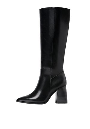 Stradivarius Bottes à talons hauts - black
