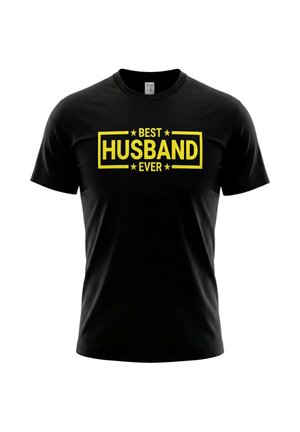 Mr Ukko, BEST HUSBAND EVER - T-shirt imprimé - best husband ever black