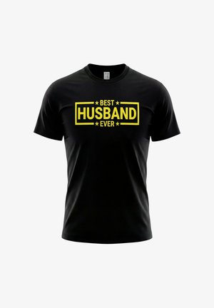 Mr Ukko, BEST HUSBAND EVER - T-Shirt print - best husband ever black