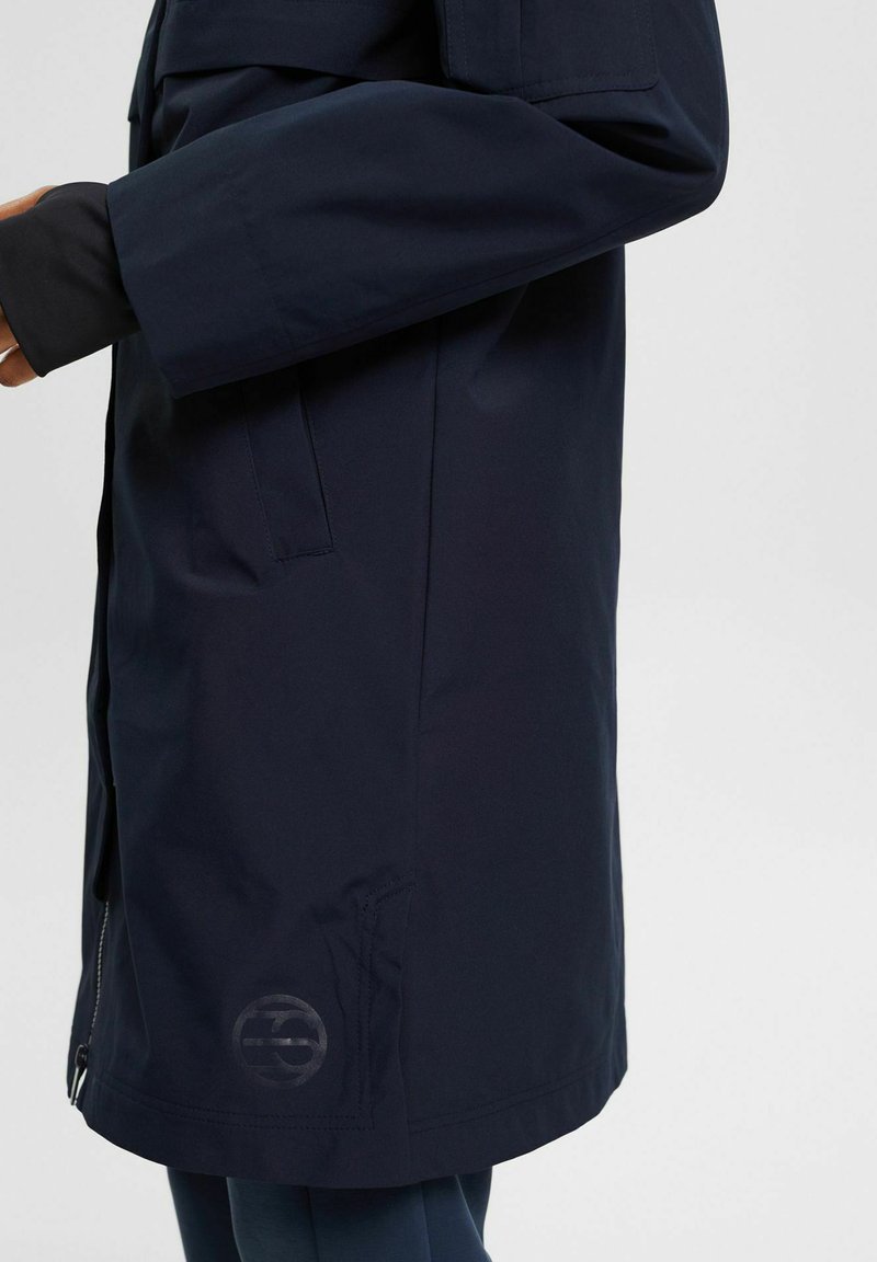 Damen Parkas | Esprit Collection Regenjacke / wasserabweisende Jacke navy/dunkelblau meliert - OH51983 Damen Parkas | Esprit Collection Regenjacke / wasserabweisende Jacke navy/dunkelblau meliert - OH51983