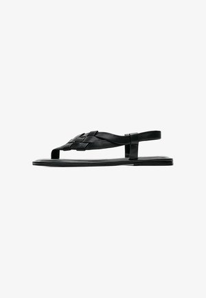Massimo Dutti, Zehentrenner - black