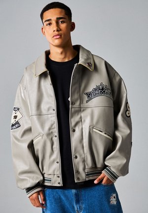 Grimey DEEPER  - Kunstlederjacke - gris