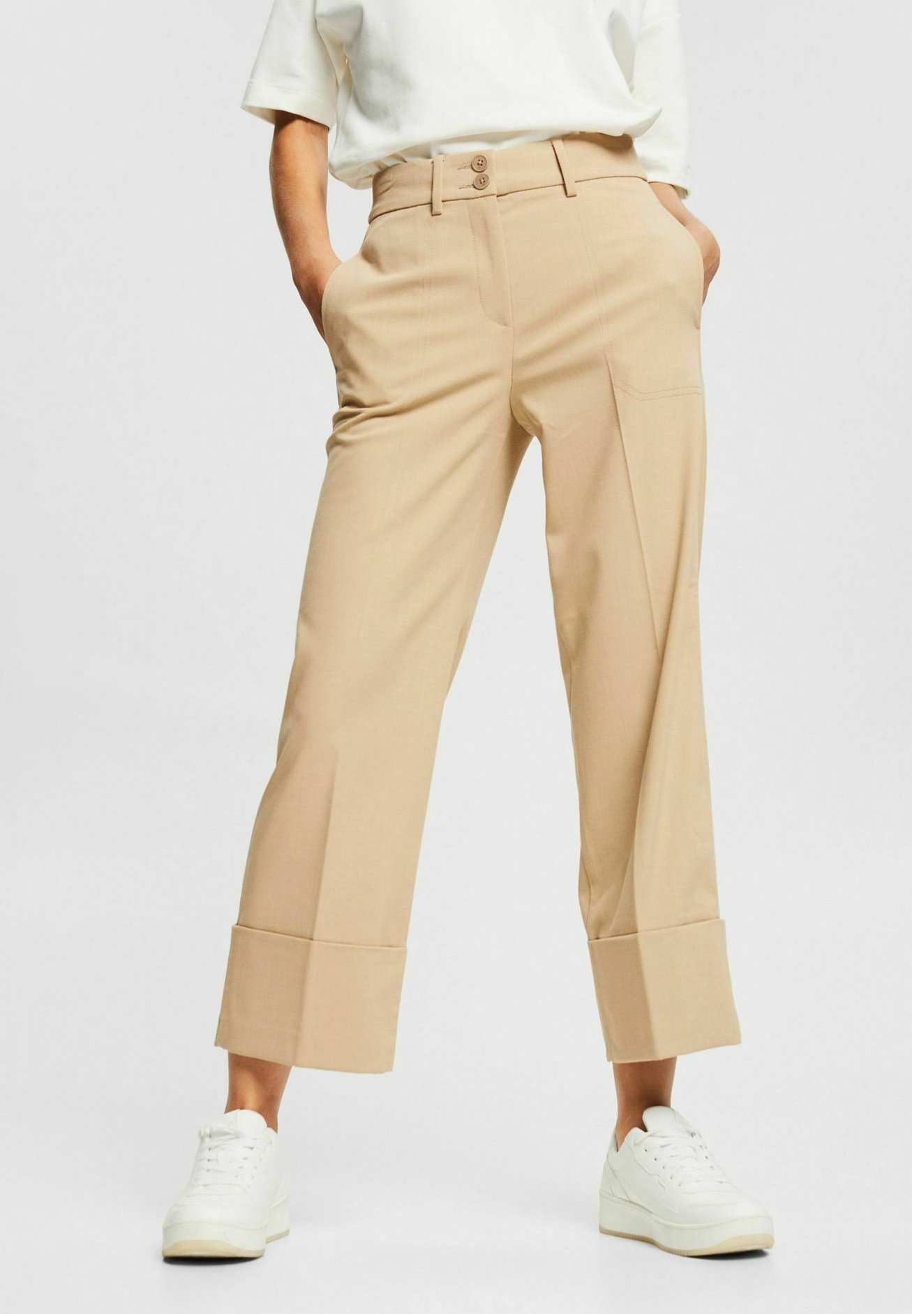 Esprit Collection Pantaloni - camel/sabbia - Zalando.it