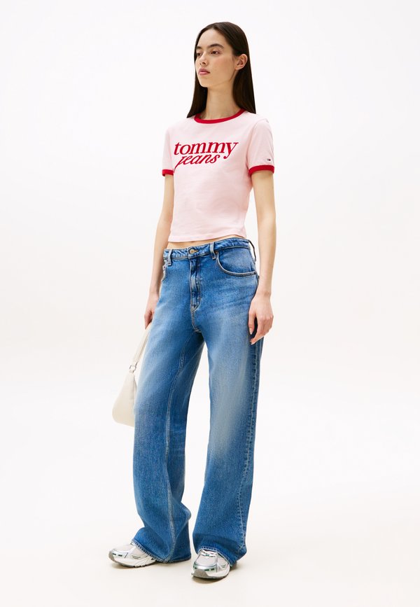 SLIM SCRIPT TEE - Print T-shirt2