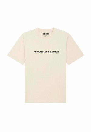 AMOUR GLOIRE BOTOX PRINT HEAVYWEIGHT - T-shirt imprimé - off white
