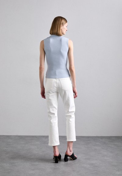 Filippa K LACED COLLAR  - Top - ice blue
