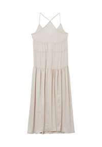 Calliope LUNGO CON ARRICCIATURE - Vestito lungo - beige