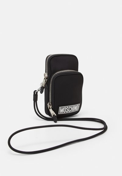 MOSCHINO LABEL UNISEX - Mala a tiracolo - fantasy black