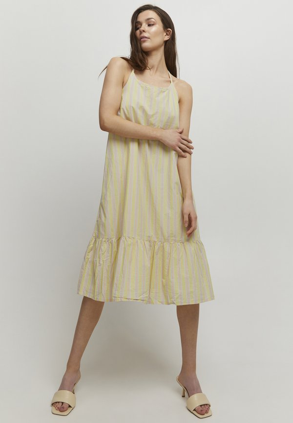 BYGAMINE STRAP DRESS - Day dress - lemon meringue mix2