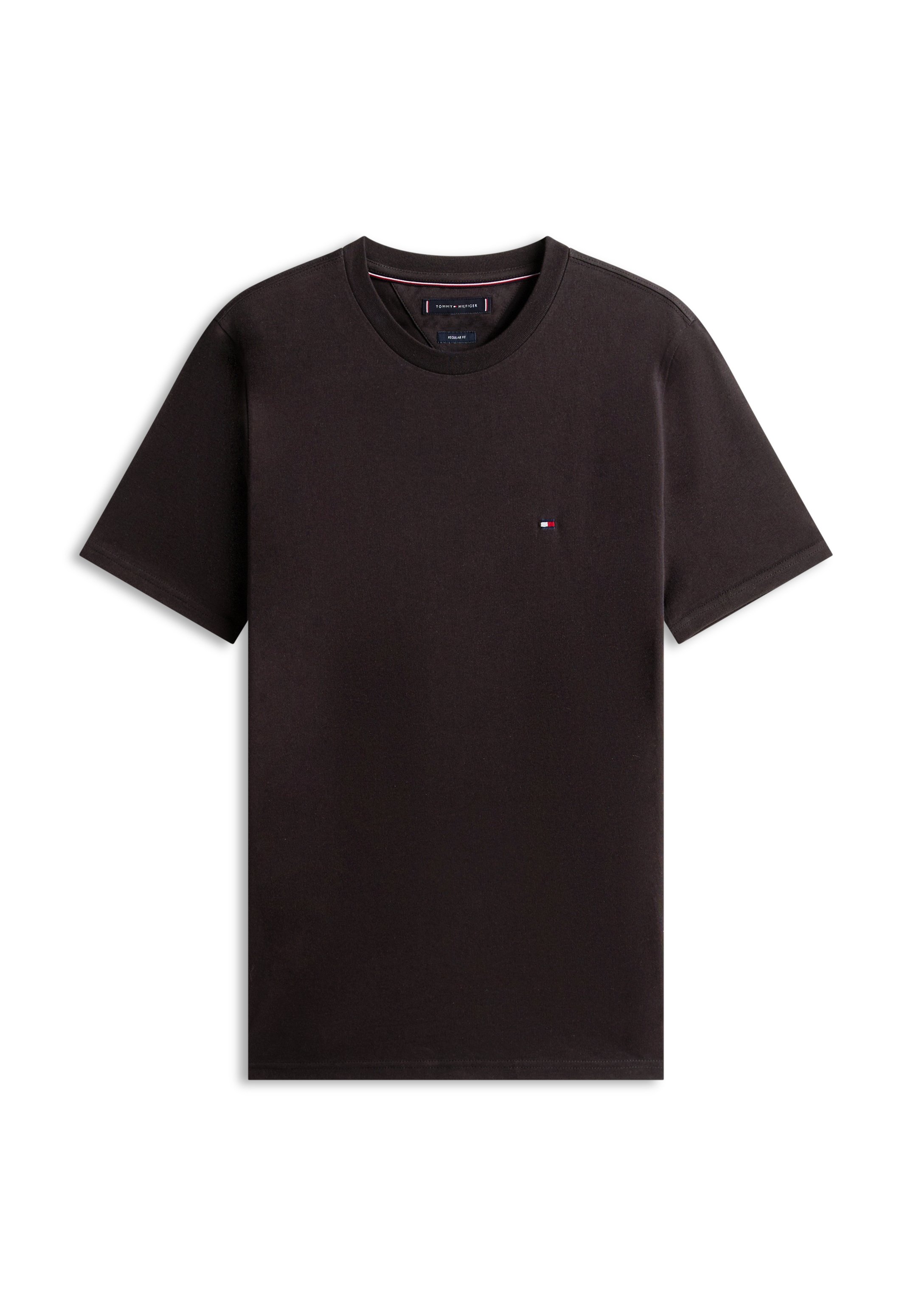 Tommy Hilfiger FLAG BACK TEE EXCLUSIVE - Triko s potiskem - black