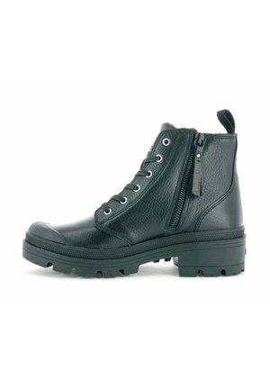 Bottines à lacets - black
