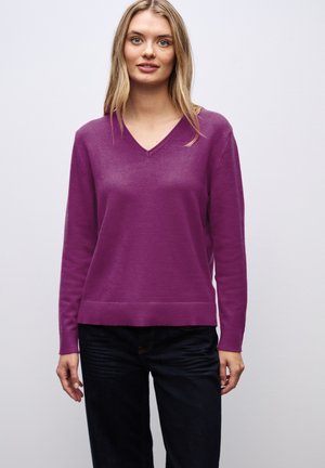 KUSCHELIGER V-NECK - Pullover - pink