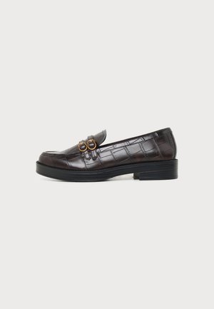 Tamaris, Slip-ons - mocca croco