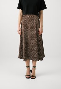 Bruuns Bazaar ACACIABBAMATTAS SKIRT - A-line skjørt - brown/cream
