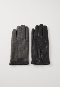 LEATHER - Handschoenen - grey/black