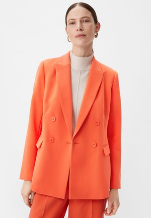 MIT DOPPELREIHIGEN KNÖPFEN - Blazer - orange