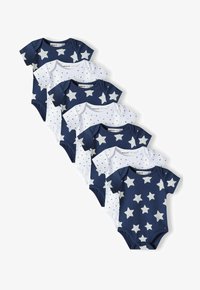 Non sélectionné, dark blue white