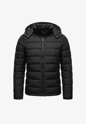Local Fanatic, JACK CAPUCHON - TUSSENJAS - NW - BLAUW - ZM-8210 - Winterjas - zwart