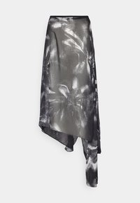 SHAWL SKIRT - Rannatarvikud - black rosa floral ashes
