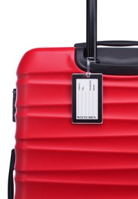 WITTCHEN LARGE SUITCASE WITH LUGGAGE TAG FROM ABS - Valise à roulettes - red