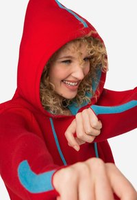 LAURASØN DOUBLEFACE - Sweat à capuche - red