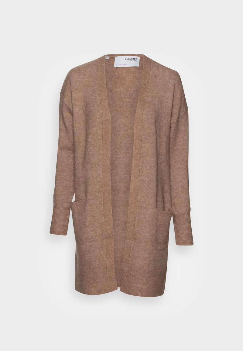 Selected Femme Chaqueta de punto - camel
