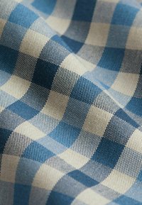 Next EASY OXFORD - Camicia - blue charcoal grey marl gingham