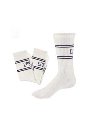 TENNIS BIG LOGO 2PACK - Socks - x creme weiß mit marine