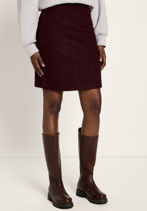 Pencil skirt - bordeaux