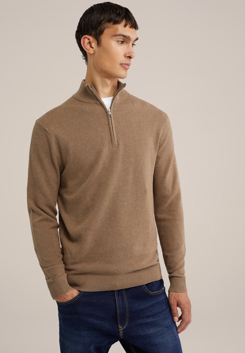 WE Fashion THE PIQUE - Pulover - brown