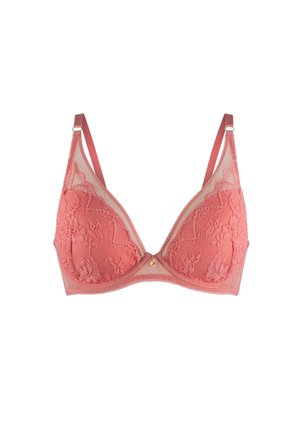 LingaDore Triangle bra - spiced coral