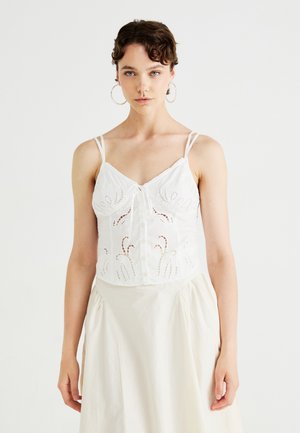 SWEET SAMMI EYELET  - Palaidinė - white