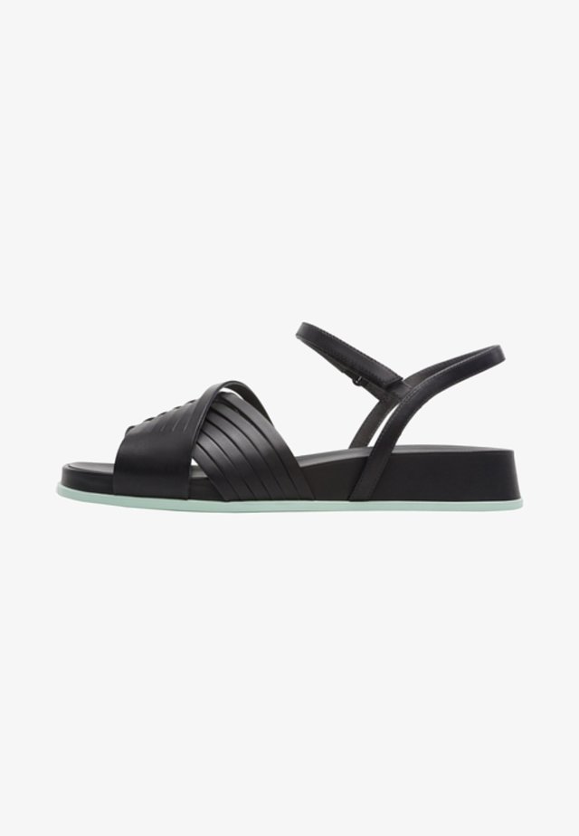 ATONIK - Sandaler m/ kilehæl - black