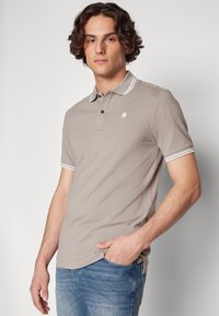 G-STAR DUNDA SLIM STRIPE - Polo krekls - rock ridge