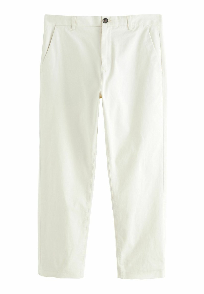 Next STRETCH - Pantalones - ecru white