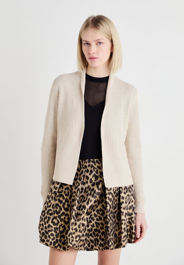 VMLUX OPEN CARDIGAN  - Cardigan - oatmeal melange