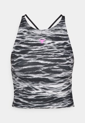 Under Armour LETS GO - Top - black/vivid magenta