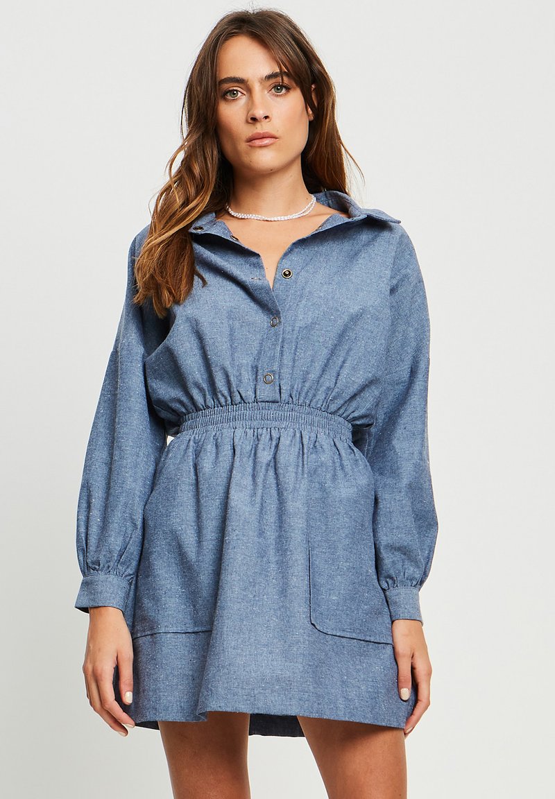 ST MRLO Robe en jean blue/bleu ZALANDO.FR