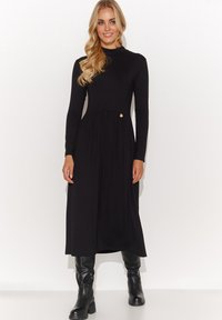 Makadamia DRESS WITH A STAND-UP COLLAR - Sukienka letnia