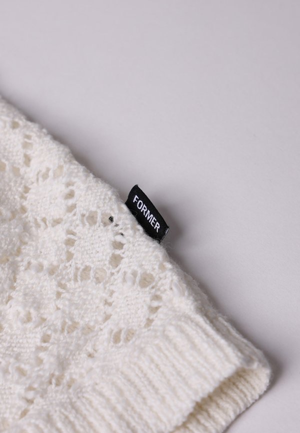 CROCHET UNISEX - Polo shirt - bone3