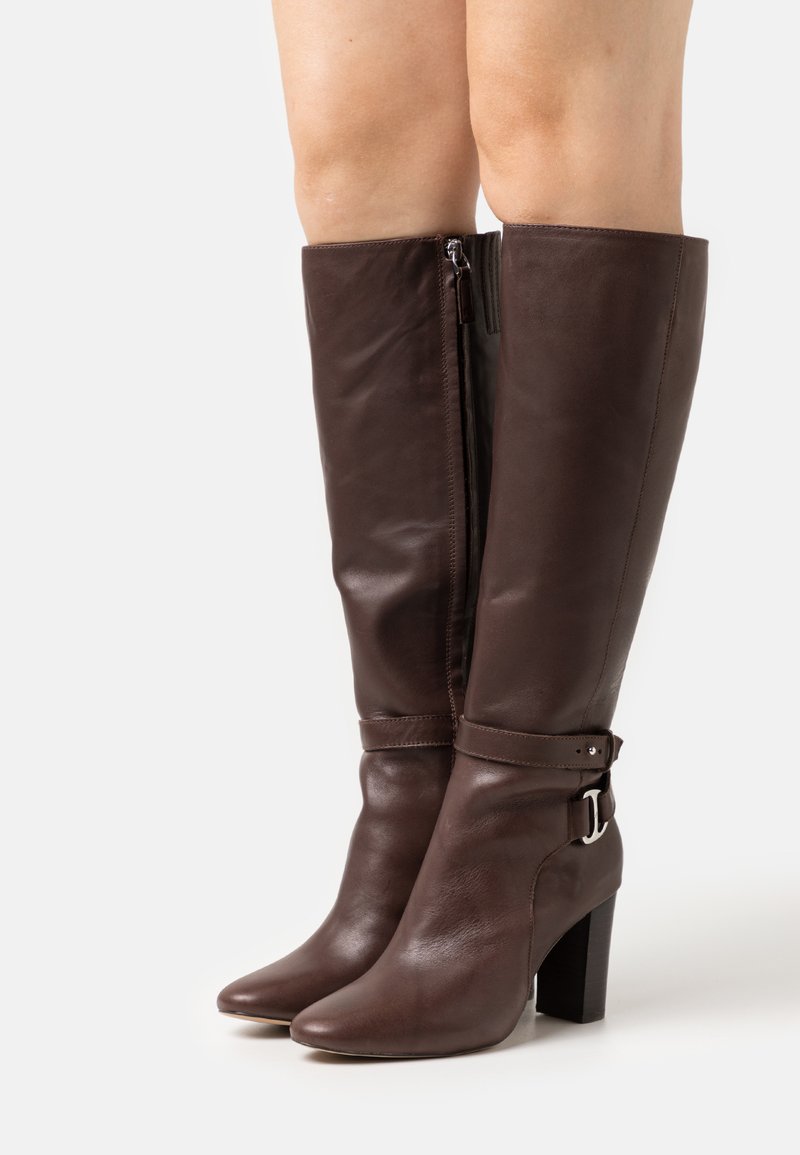 Lauren Ralph Lauren MAKENNA BOOTS TALL High Heel Stiefel chestnut