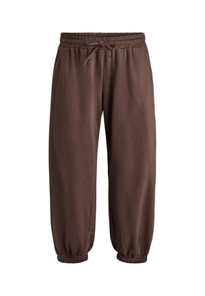 HOCH TAILLIERTE MIT TASCHEN - Trainingsbroek - chocolate brown