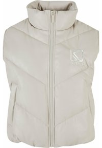 CROPPED PUFFER - Bodywarmer - light sand