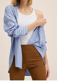 Mango Pantalon classique - cognac
