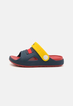 SOLEIL UNISEX - Papucsszandálok - blue/yellow