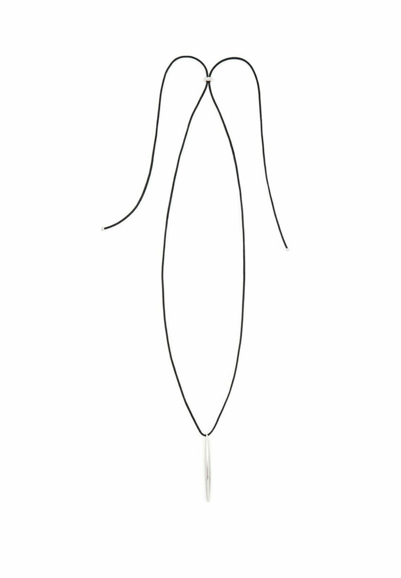 Massimo Dutti WITH PIECE DETAIL - Halskette - silver coloured ...