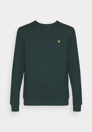 Hanorac verde închis dintr-un amestec de bumbac, cu guler rotund și mâneci lungi. Un mic logo cu un vultur auriu este poziționat pe piept.