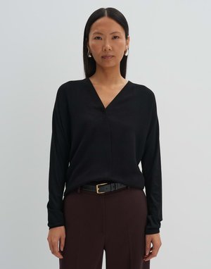 someday. LANGARMSHIRT KETANA - Long sleeved top - black