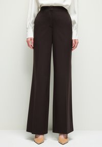 adL - WIDE LEG  - Broek - brown Miniatuurafbeelding 1